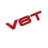 3D Metal V6T V8T Logo Car Emblem Badge Decals Trunk Displacement Sticker For  Audi S3 S4 S5 S6 S7 S8 A4L A5 A6L A7 Q3 Q5 Q7 A3