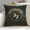 Classic Band Foo Fighters Cushion Cover Soft & Easy-Wash Pillow Case – Versatile for Couch, Bed, Travel and Office