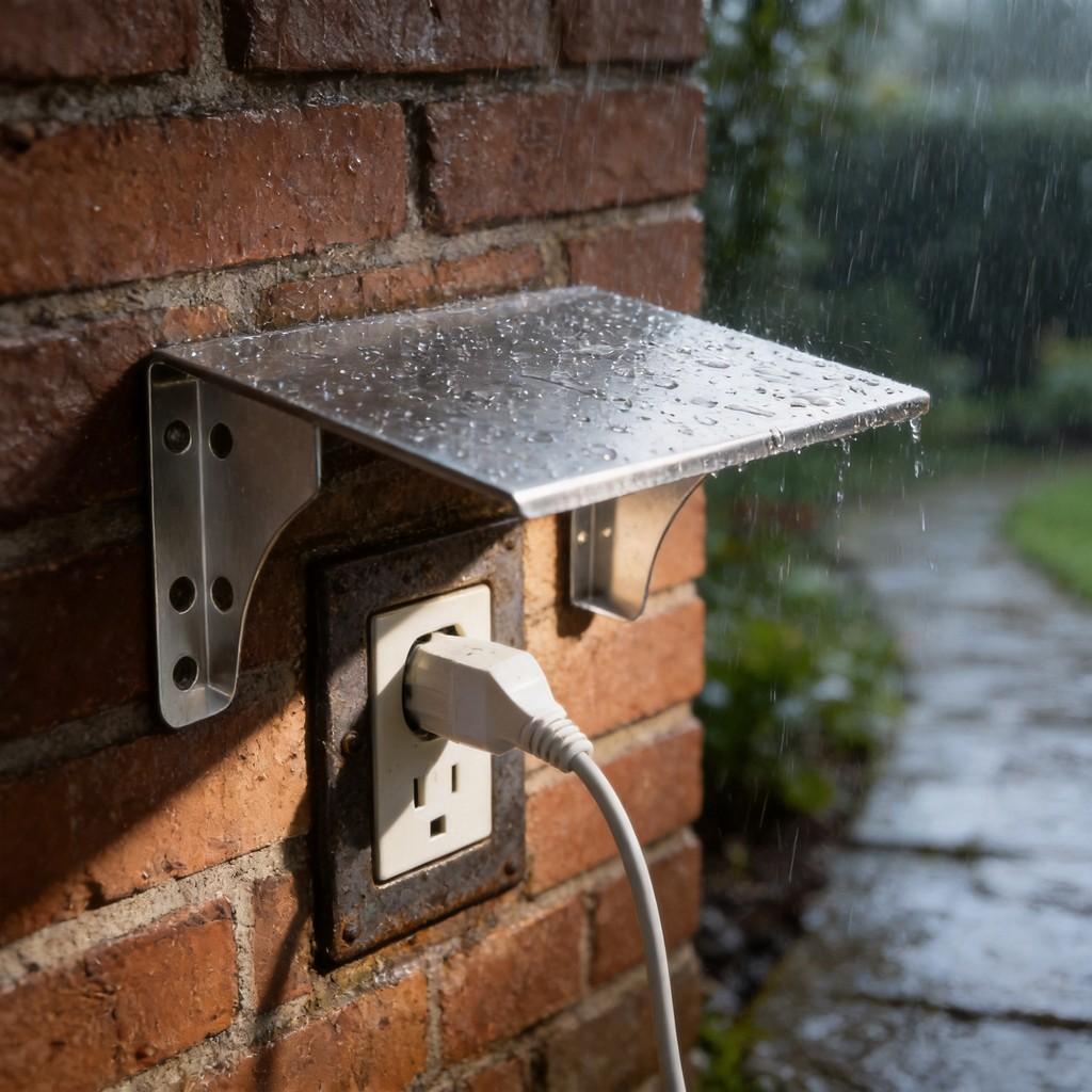 Venkovní vodotěsný kryt z nerezové oceli pro nabíjecí stanice elektrických vozidel s ochranou proti větru a slunci