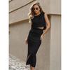 Fashion Wind Summer Fashion New Sleeveless Vest Skirt Suit Tank Top Half Skirt Set