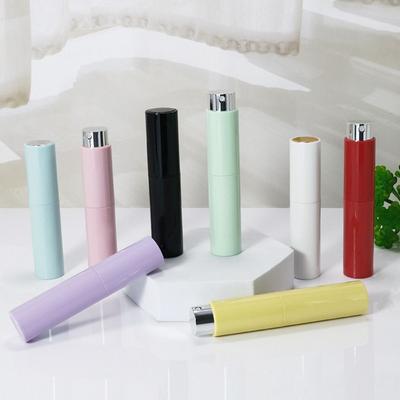 Portable Mini Perfume Bottle 10ml Empty Cosmetic Containers New Spray Rotating Bottle