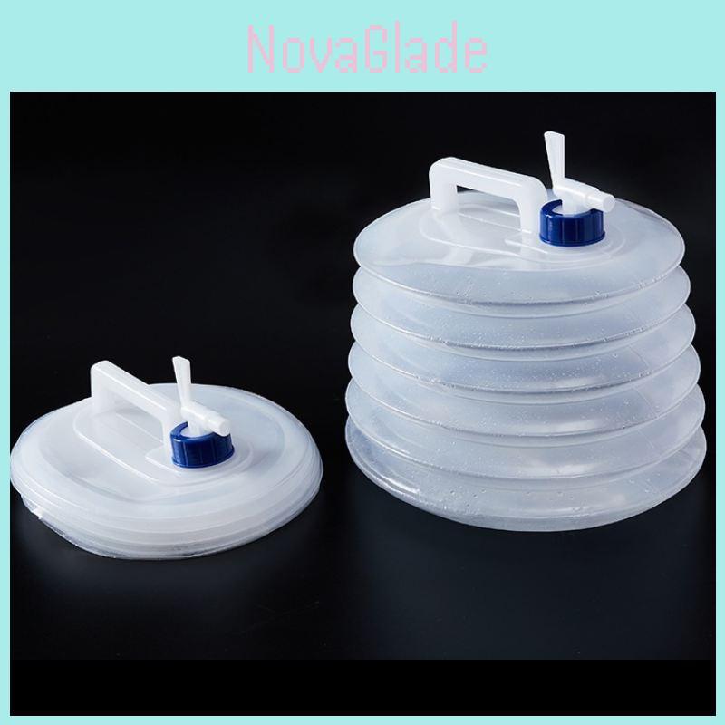 Modern Minimalist Portable Folding Water Bag For Car Use Acrylic Pe 5l 10l 15l