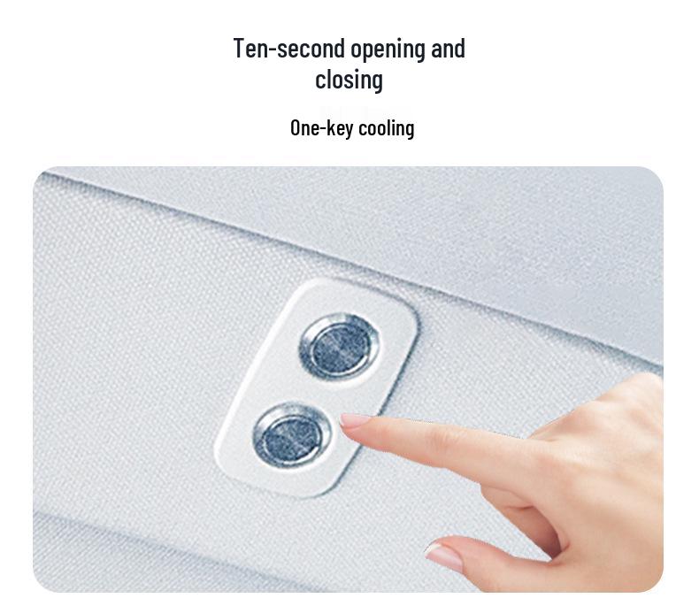 Tesla Model Y Sunroof Electric Sunshade: Roof Protection & Heat Insulation Curtain