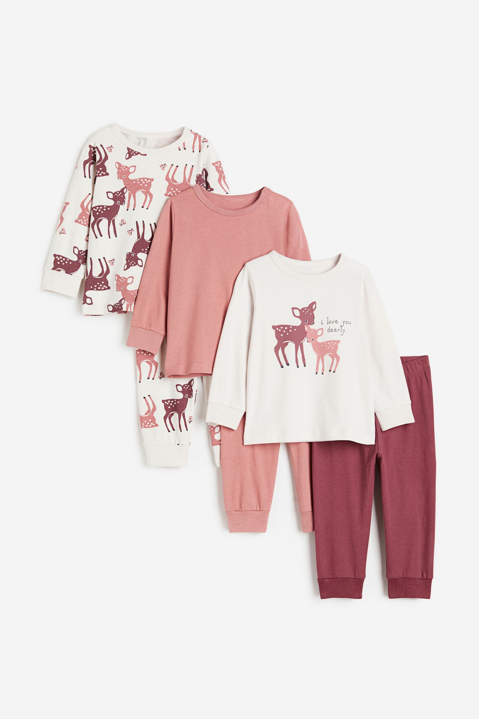 

3-pack cotton pyjamas