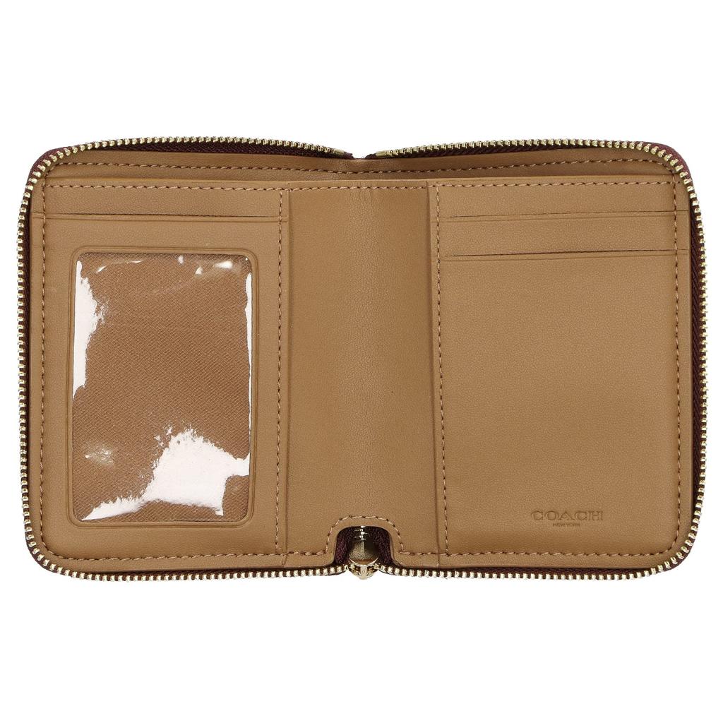 Bifold Wallet C8323 LNISIG JQ LON Zip WL [Coach] Women's Im/WineMulti [Item]