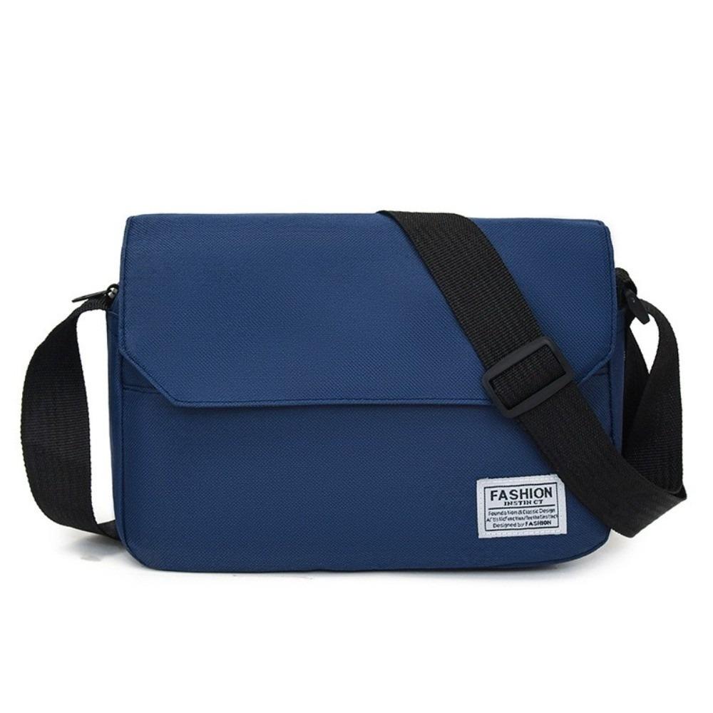 Adjustable Strap Men's Messenger Bag Large Capacity Crossbody Bag Nylon Shoulder Bag  Business
