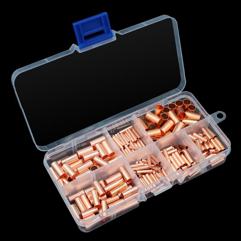 250pcs Electrical Crimp Terminals Multifunction Crimp Wire End Connectors Simple Installation for Enhances Wire Connection