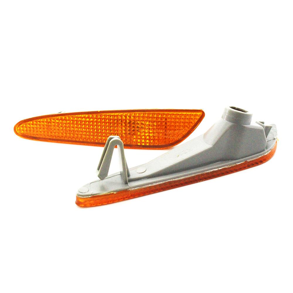 Pair Front Left & Right Bumper Side Marker Light For 03-06 Mercedes W211 E-Class