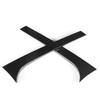 2pcs Rr Window Side Spoilers Wing Canards Trim Replacement for   20162021