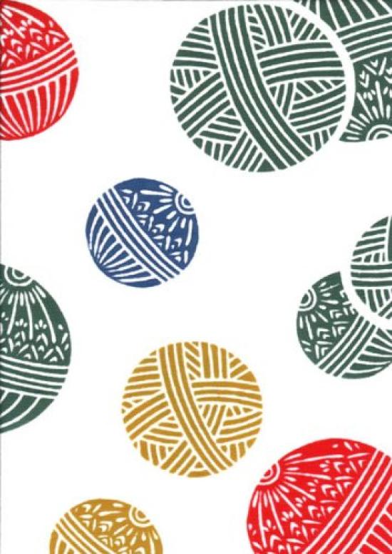 

Todaya Shoten Tenugui Temari 747 Niwa-zome