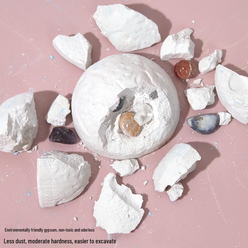 Kids' Gem Digging Treasure Hunt Toy - Educational Archaeological Exploration Set