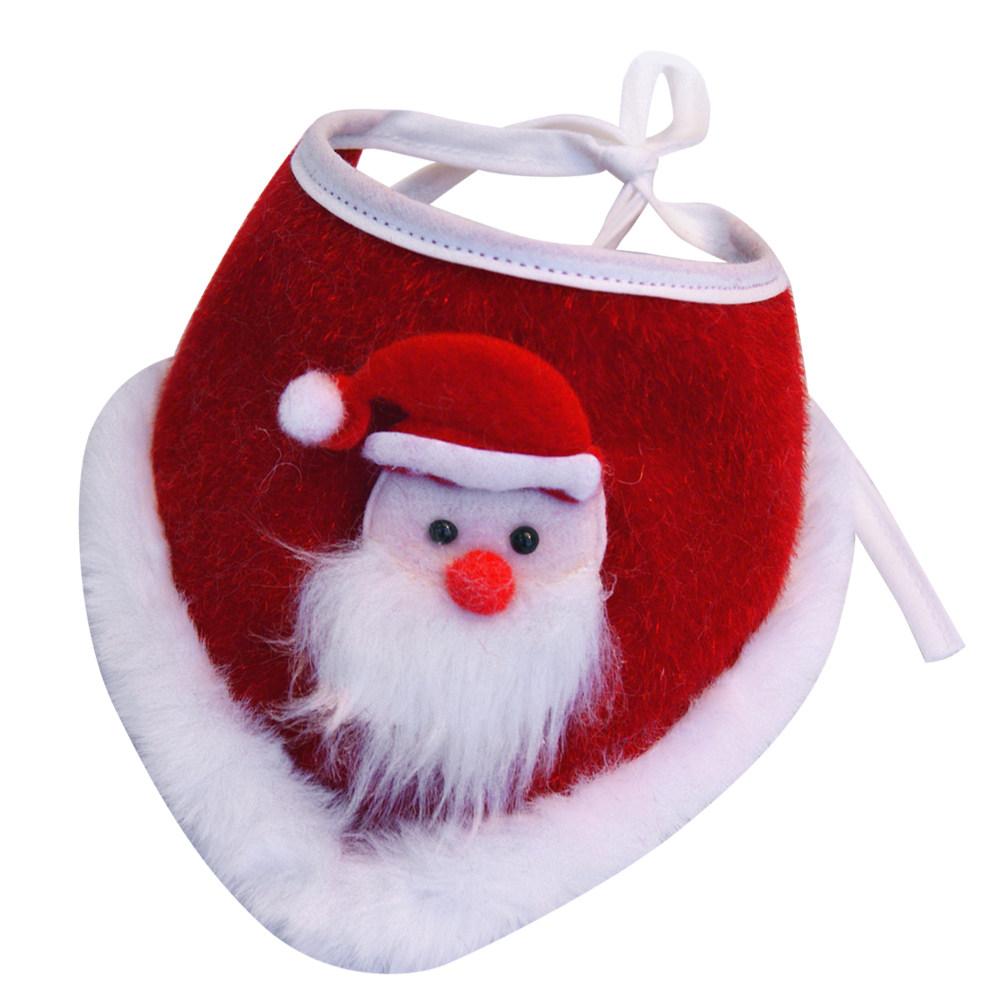 

Cat Dog Scarf Christmas Tree Print Pet Bib Red L Size Premium Material For Birthday Party Pet Supplies Dog Collar Decor
