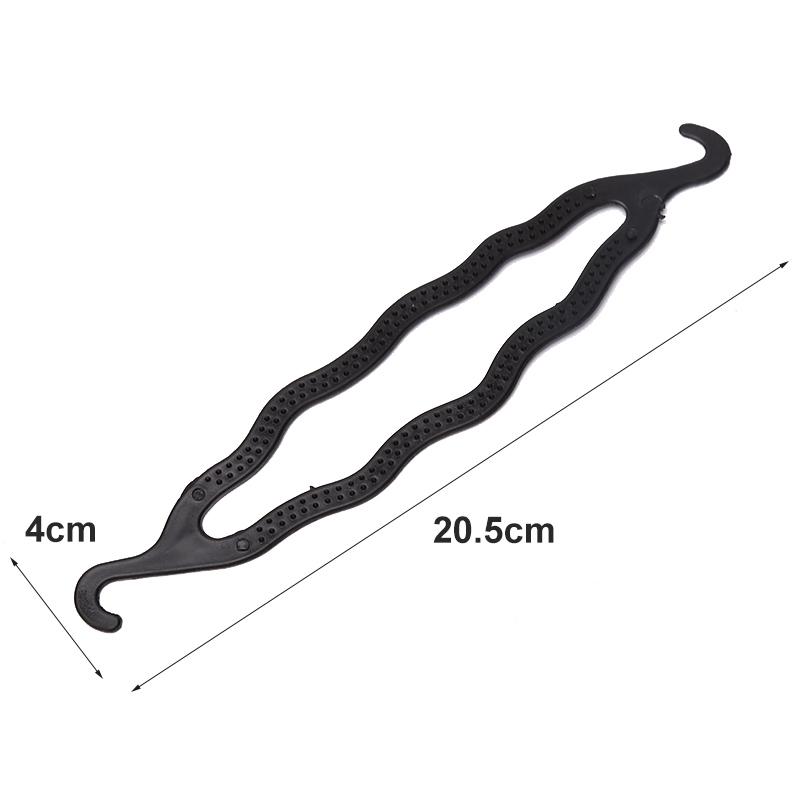 6 unidades/conjunto ferramentas de trança de penteado pull-through dispensador de agulha de cabelo pente de cabelo