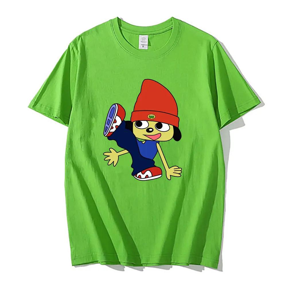 

Parappa The Rapper Tshirt Men Women Black Fashion Hip Hop Oversized Tee Short Sleeve Man Cotton T-shirt Funny Unisex T Shirts 4XL
