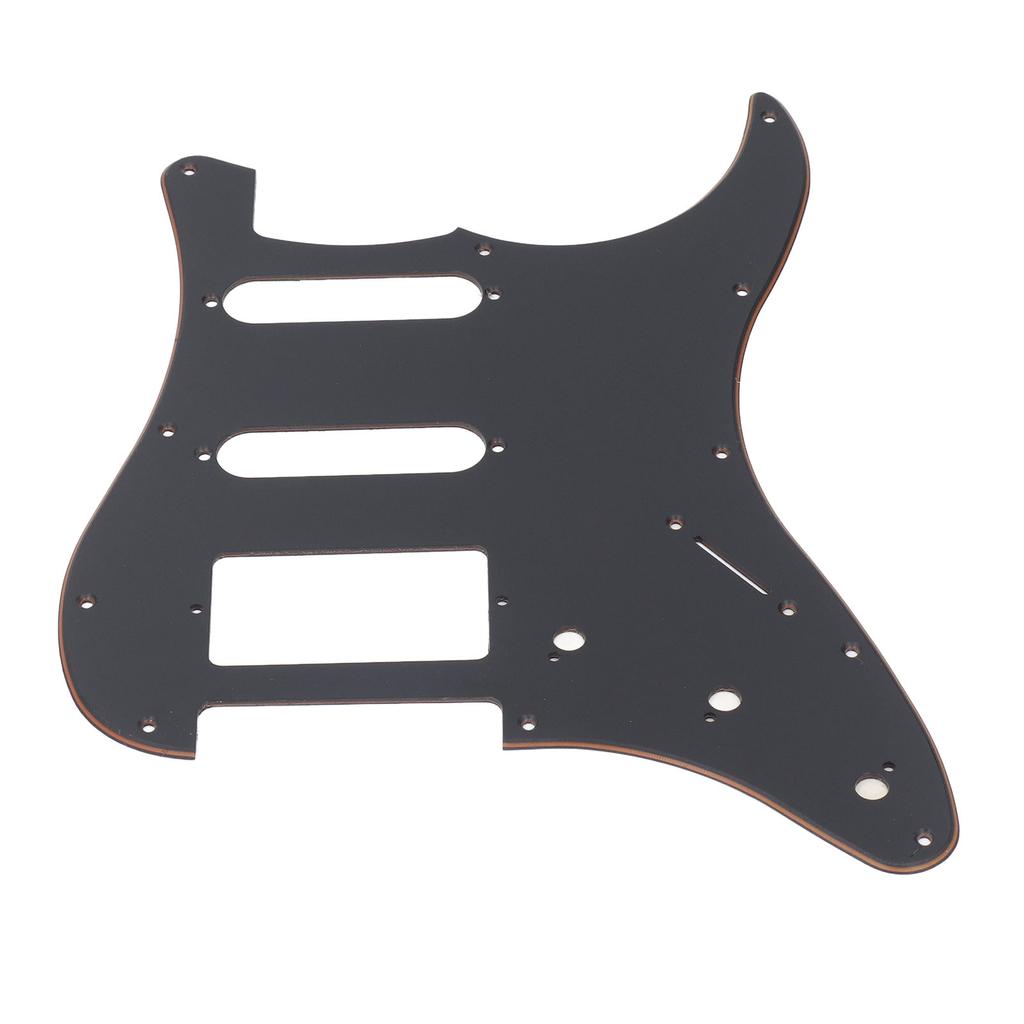 Plastic Guitar Pickguard 11 Mounting Holes 3 Layer HSS Scratch Guard Plate Replacement for ST Electr