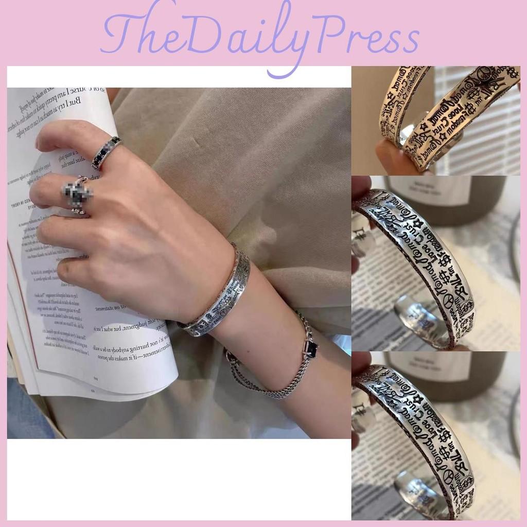Stylish Graffiti Vintage Bracelet Unisex Allmatch Design Highend Feel