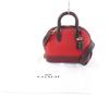 Ausgezeichnete COACH Handtasche Revel Colorblock Tasche Rotes Leder Damen CC412 Gebraucht