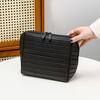 Borsa Cosmetica Impermeabile Verticale Borsa da Toilette Pieghevole Organizer da Viaggio Multi-Tasca per Skincare Articoli da Toeletta Strumenti di Bellezza e Essenziali