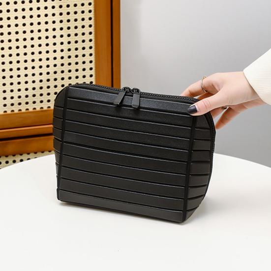 Borsa Cosmetica Impermeabile Verticale Borsa da Toilette Pieghevole Organizer da Viaggio Multi-Tasca per Skincare Articoli da Toeletta Strumenti di Bellezza e Essenziali