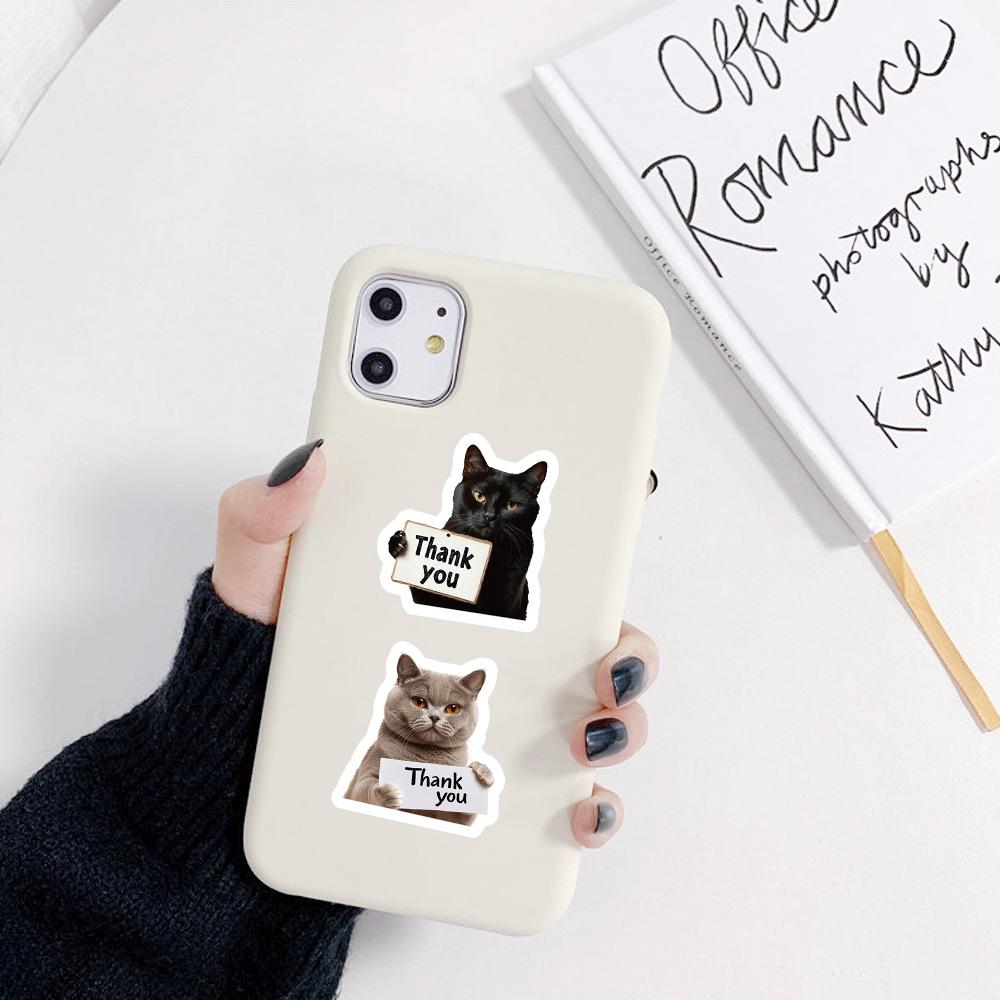 00 Puppy Thank You Stickers Roll Cute Self-Adhesive Labels For Packaging Envelope Sealing Packaging