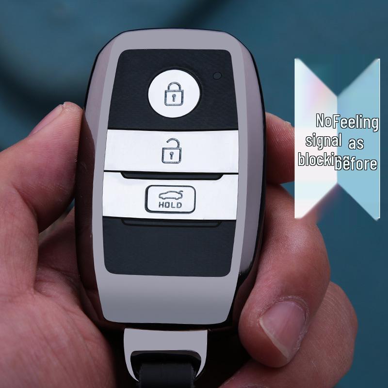 Premium Metal Key Case for Landwind X7/X5/X5plus - Stylish Car Remote Holder with Fashion Buckle