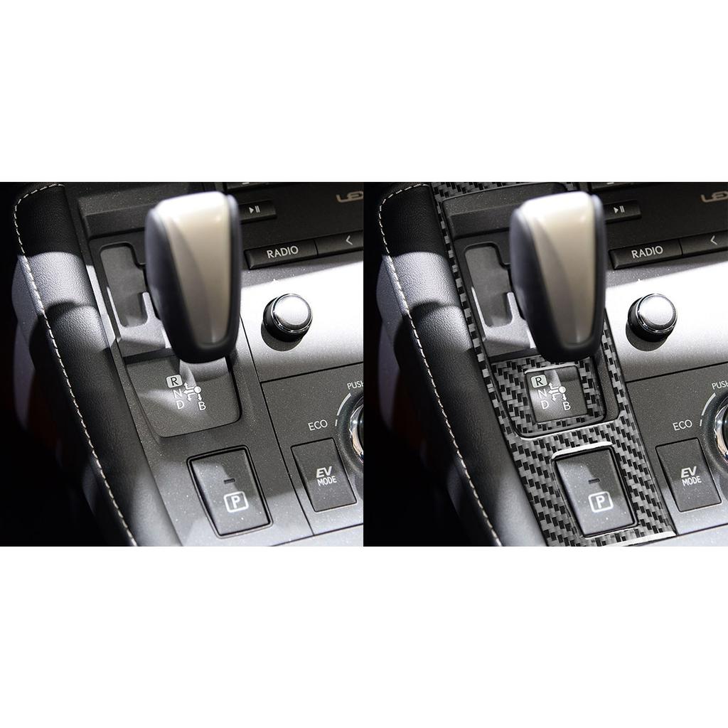 Para Lexus CT 200h 2011 2012 2013 2014 2015 2016 2017 Accesorios Fibra de Carbono Interior Embellecedor Panel de Cambios Pegatina