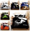 3D Racing Bedding Set King Queen Down Duvet Cover Pillowcase 2/3pcs Motocross Bed Cover Boys Men Home Textile Gift