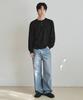 Wednesday Oasis Washable Minimalist Henley Neck Knit_Black(Wc26Kn21)