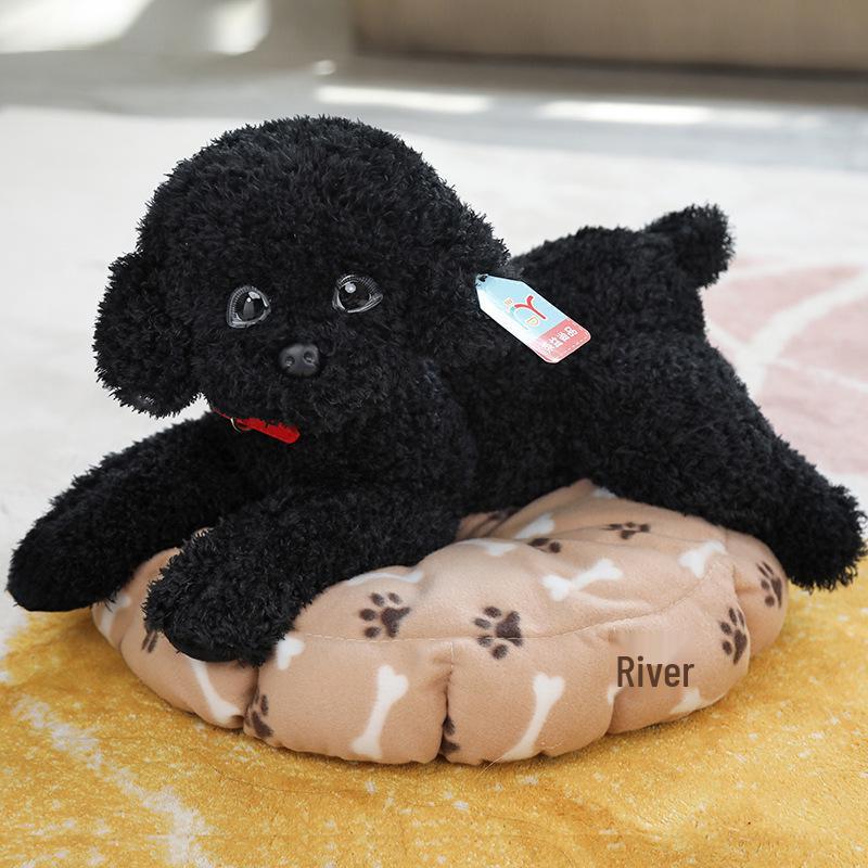 Cute Teddy Dog Plush: Soothing Small Dog Doll for Sleeping & Hugging