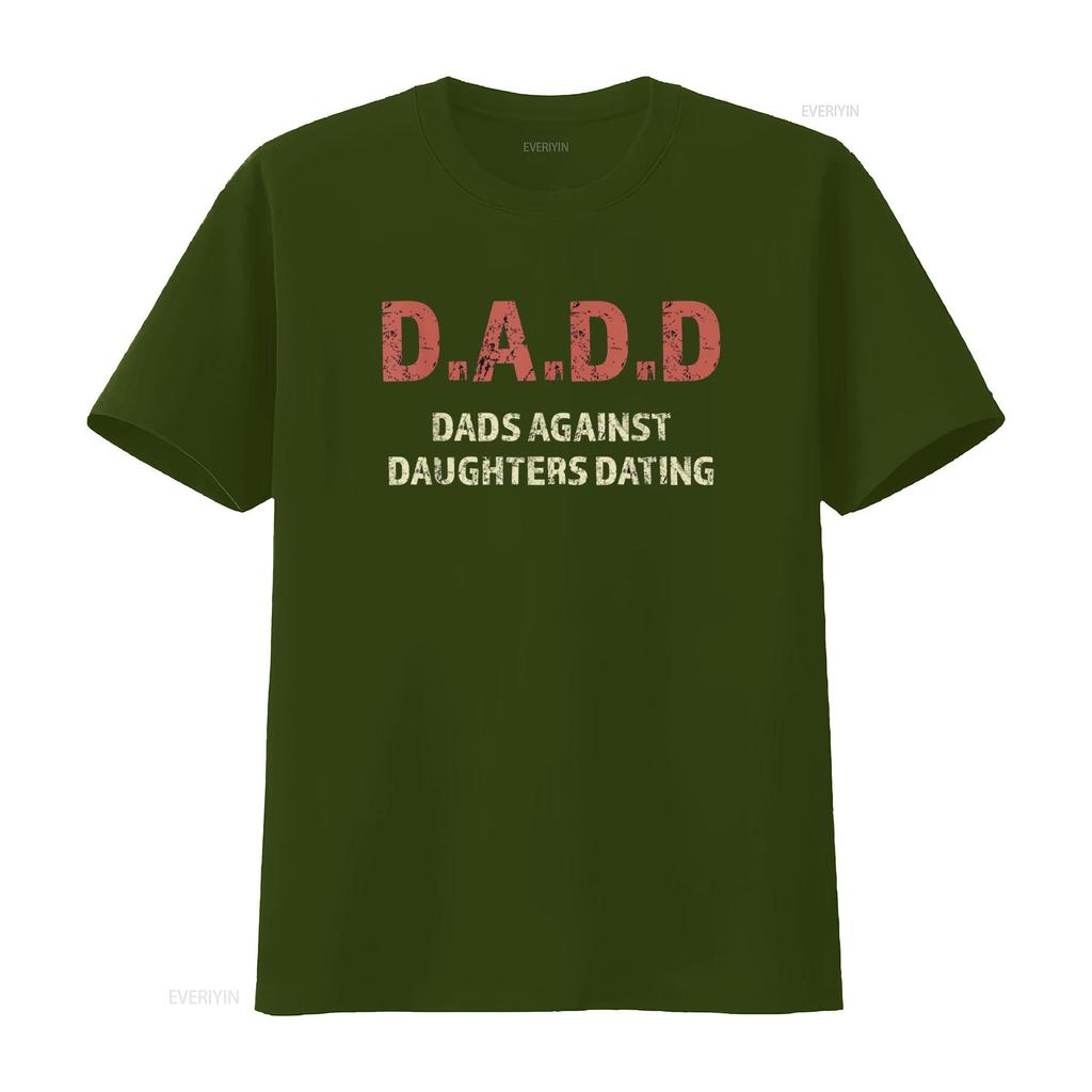 Herren D Dads Against Daughters Dating Lustiges T-Shirt vintage Gewaschen Bequem Oberteil Für Den Alltag homme Grafik Stilvoll