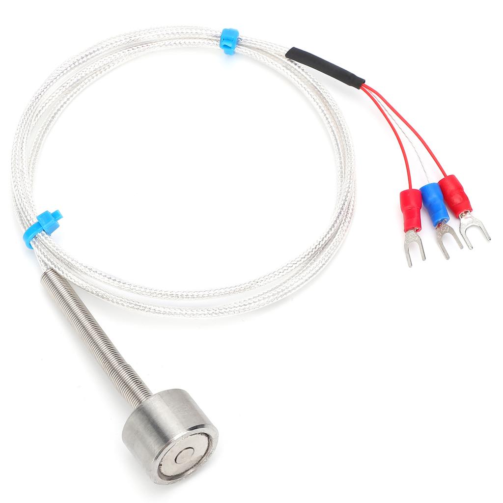 PT100 Magnetic Temperature Sensor Waterproof Adsorption Thermistor 60 To +150 Celsius
