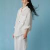 White shirt blouse new long-sleeved casual linen shirt blouse top