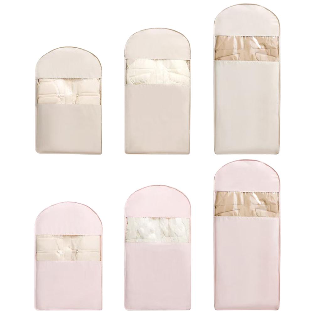 Space Saver Closet Organizer with Self Compression Zipper Dust Cover Clothes Bag Garment Cover for Clothes Coats Jackets