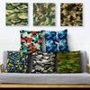 Nordic Style Geometric Cushion Cover Decor Military Camouflage Pillowcase Polyester Pillow Case for Sofa Home Car Xcm