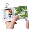 Portable Mini Watercolor & Acrylic Paint Set with Easel & Sketchbook