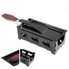 ,   carbon steel that melts cheese evenly, with wooden handle for comfortable cooking