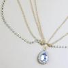 Forehead Chain Water Drop Pendant Decoration Adjustable Head Circumference Forehead Chain Hair Accessory