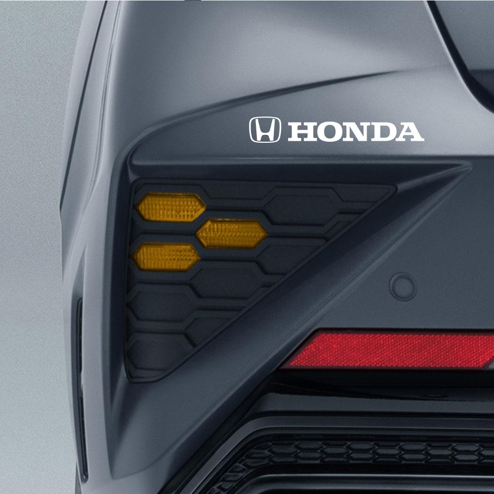 4pcs Car Body Badge Stickers Motorcycle Emblem Decal For Honda Fit Civic Accord Freed CRV Jazz City Odyssey Type R Accessories RF6