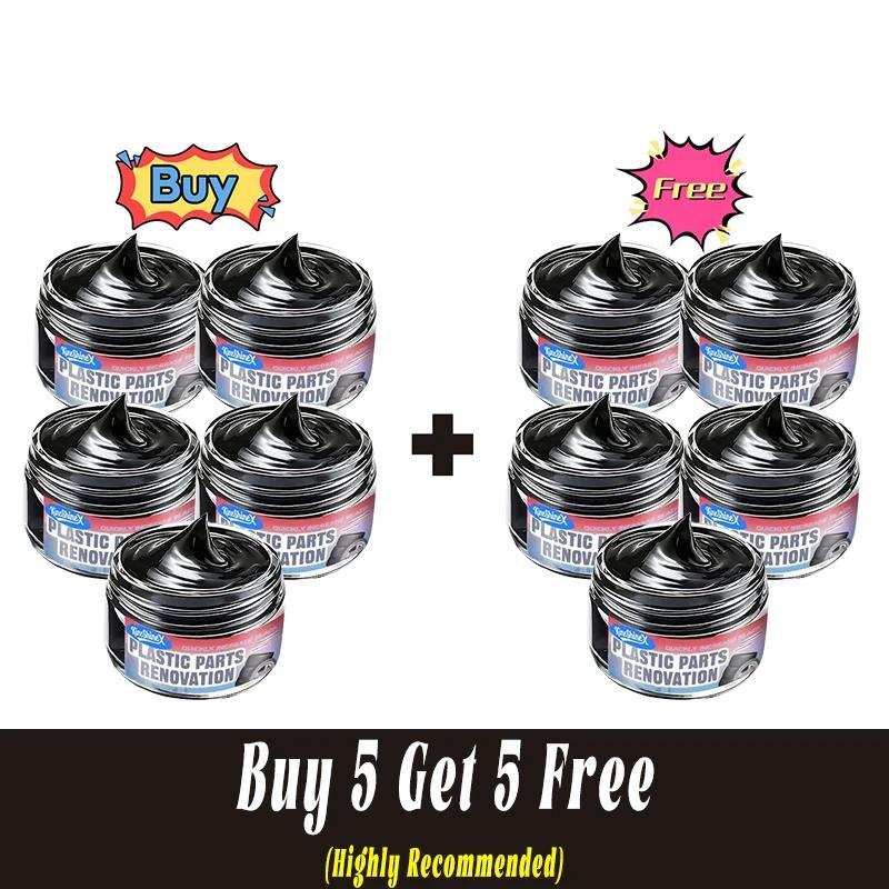 Q19 Car Interior Scratch Repair Cream - Car Scratch Repair | Tire Gloss Repair, Black Interior and Dashboard Plastic Surface Rep