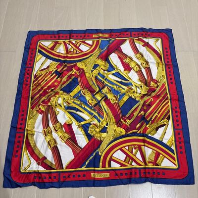 Used Hermes Large Scarf
