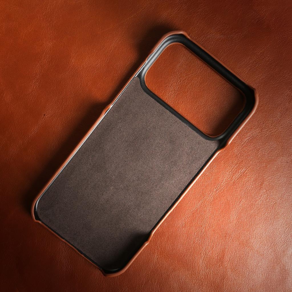 Capa Magnética Clássica de Couro Genuíno Para Para Iphone 17e 17Pro 16 1 14 13 12 Tampa de Proteção de Couro de Vaca Retro Pull-up