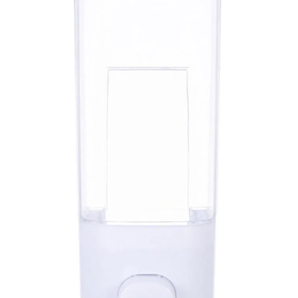 Distribuitor de săpun de 500 ml pentru baie, montat pe perete, duș, șampon, loțiune, sistem de suport pentru containere, toaletă hotel neperforată