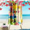 Sesame Street4 Print Beach Towel, Large Soft Quick Dry Towel for Beach Camping Swimming