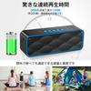 Bluetooth Wireless Speaker with TWS Bluetooth TF AUX Calling Speaker, Support, Portable, Mobile, 5.3, Card, Support, Built-in Microphone, Type-C