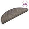 VidaXL Self-adhesive Stair Treads 30 Pcs 56x17x3 Cm Brown Beige, Tread, Tread Carpet 3365860