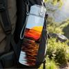 1PC Sunset Ocean Boat Water Scenery Print 750ml Color Plastic Sports Water Bottle Leakproof Flip Straw Lid Suitable for Sports Office Home Use