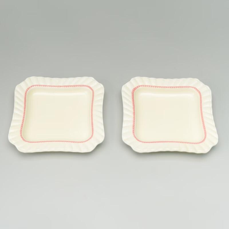 Hao Ya Jingdezhen Ceramic Square Dinner Plates