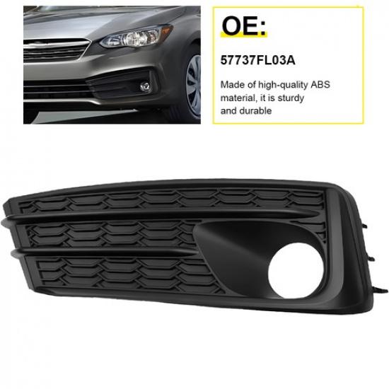 For - Subaru Impreza Front Bumper Fog Light Bezel W/Lamp Hole Left Cover