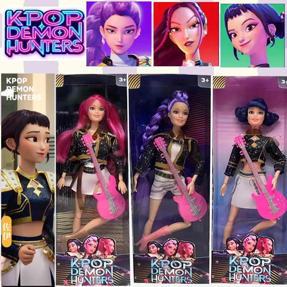 Luxuriöse K-Pop-Dämonenjäger-Girlgroup-Musikfigur – Limitierte Rumi/Mira/Zoey-Vinyl-Sammlerfigur