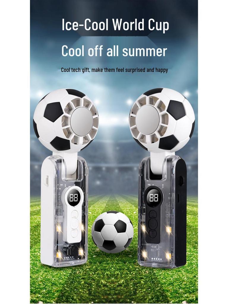 Portable Foldable Mini Fan - Strong Wind Handheld Turbine for World Cup